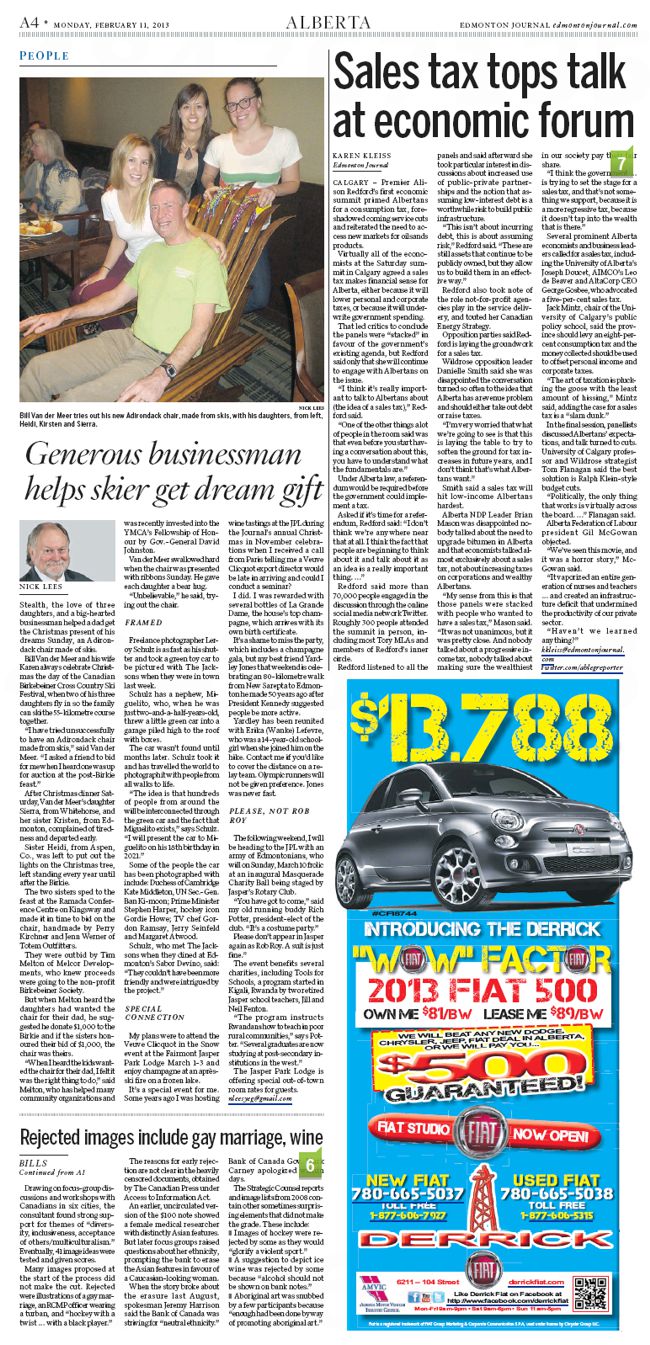 2013-02-11 Edmonton Journal MLGC Full Page 650p